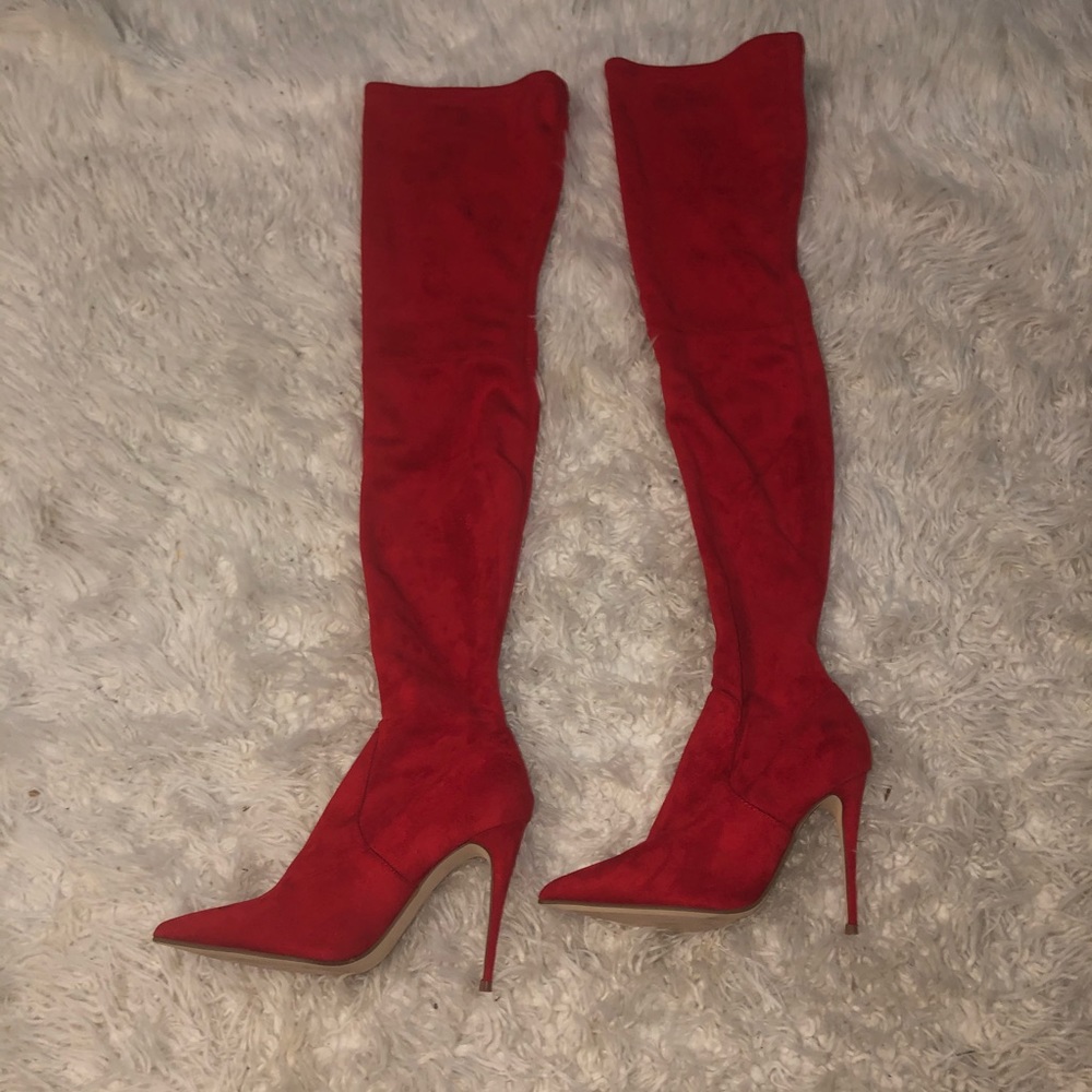 Dominique thigh high boots
